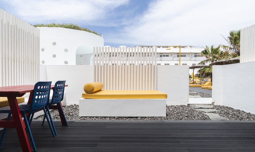 Dúplex con terraza vista patio - 2 dormitorios  Buendía Corralejo Fuerteventura