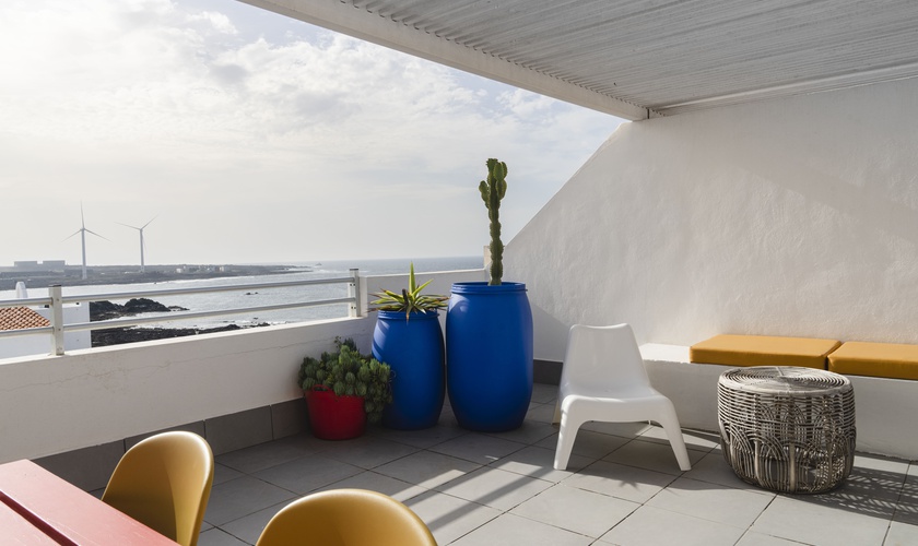 Apartamento con terraza ático y vistas al mar - 2 dormitorios  Buendía Corralejo Fuerteventura