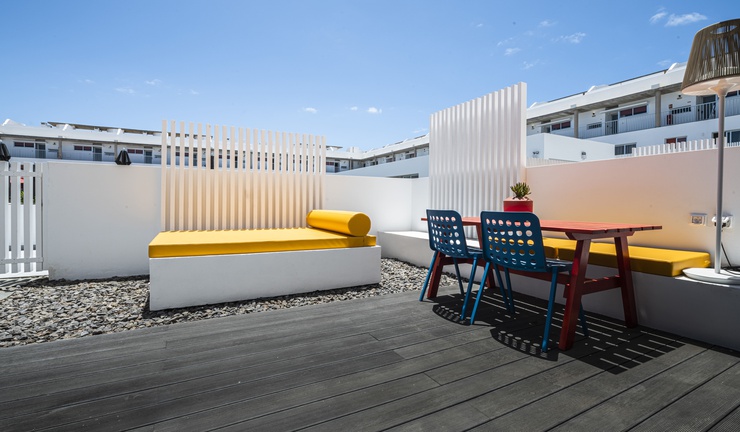Dúplex con terraza vista patio - 2 dormitorios  Buendía Corralejo Fuerteventura