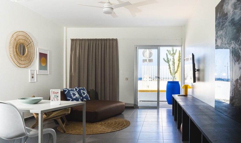 Dúplex con entrada independiente y terraza vista calle - 1 dormitorio  Buendía Corralejo Fuerteventura
