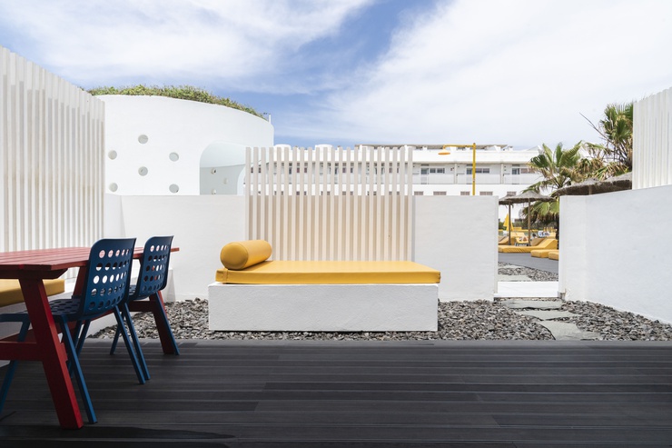 Dúplex con terraza vista patio - 3 dormitorios  Buendía Corralejo Fuerteventura