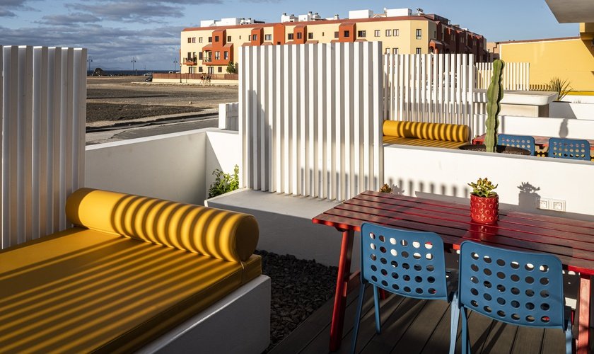 Dúplex con entrada independiente y terraza vista calle - 1 dormitorio Buendía Corralejo Fuerteventura Dúplex con entrada independiente y terraza vista calle - 1 dormitorio Buendía Corralejo Fuerteventura